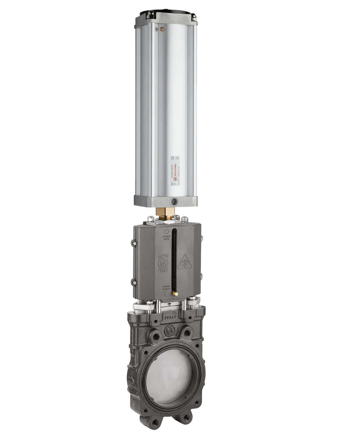 Saracinesche con organo di chiusura (lama) a movimento verticale,