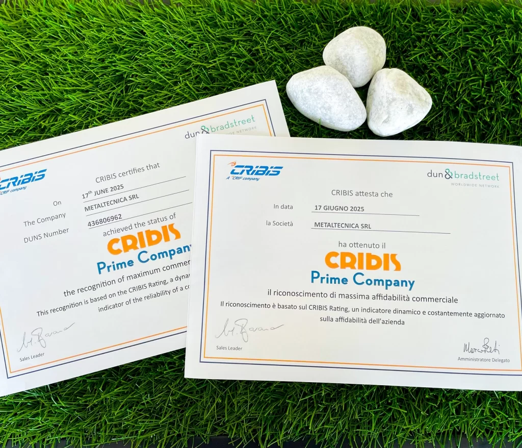 l CRIBIS Prime Company è un riconoscimento che attesta l'elevata affidabilità economico-commerciale di un'azienda.